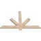 Ekena Millwork Kennewick Smooth Timber Gable Bracket, Douglas Fir, 48"W x 30"H x 1 1/2"D x 3 1/2"F, 15/12 Pitch GBW048X30X0204KEN00SDF - alternate 4
